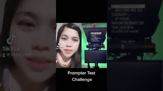 Prompter Test Challenge 8 [upl. by Dorey]