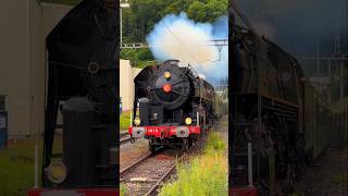 🚇 Volldampf voraus Die 141R1244 auf der Hauensteinlinie – nostalgischer Moment in Läufelfingen 🚂 [upl. by Fortunia620]