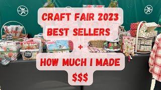 2023 craft fair best sellers  how much I made [upl. by Natalie100]