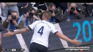 2 1 Toby Alderweireld Goal Tottenham Hotspur v Manchester C [upl. by Navi]