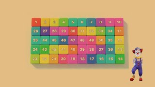 Number Song  Counting by 1 to 50 [upl. by Avir554]