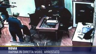 Rapina in gioielleria arresto in diretta [upl. by Ahsasal309]