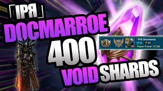 WHALE SHARD OPENING 400 VOID SHARDS ONE ACCOUNT  Raid Shadow Legends [upl. by Anirok]