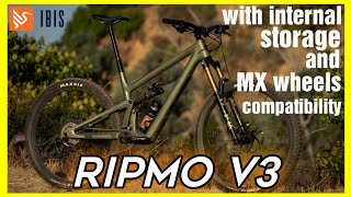 All new Ibis Ripmo v3  amazing MTB  slacker geometry and more fun with new features [upl. by Lourdes]