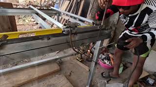 My very first DIY Plunge router planer Sled to flatten wood slabs [upl. by Sudhir]