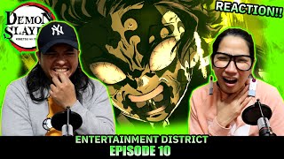 Demon Slayer Entertainment District Episode 10 Reaction  Kimetsu No Yaiba Reaction 2x10 [upl. by Wyatan]