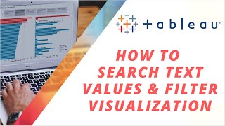 How to Search Text Values using Tableau Parameters and Filtering The Visualization [upl. by Olen]