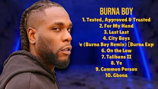 Burna BoyHits that captivated the worldHighRanking Tracks CompilationMajor [upl. by Cherilyn]