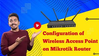 How to configure Access Point AP on Mikrotik Router using WinBox [upl. by Nedyaj]