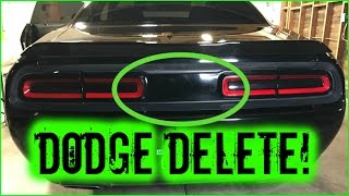 How To Debadge And Remove Car Emblems  Dodge Challenger ✔️ [upl. by Anaibaf]