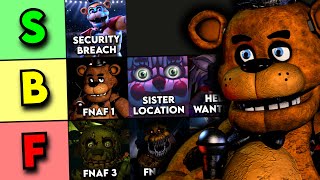 I Ranked EVERY SINGLE FNAF GAME [upl. by Enneyehc176]