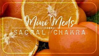 Mini Meditation  SACRAL CHAKRA  5 Minute Guided Meditation to Heal amp Balance your Sacral Chakra 🟠 [upl. by Eneg551]