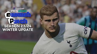 PES 2021 NEW PATCH JANUARY 2024 V1 SEASON 20232024  PS4  PS5  PC [upl. by Hartley880]