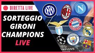 🔴 Sorteggio Champions League in DIRETTA e LIVE reaction il Gruppo dellInter [upl. by Moynahan]