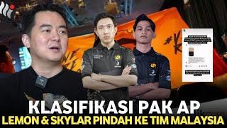 SUSAH CARI MENGGANTI RRQ SKYLAR amp LEMON  Skylar amp Lemon Pindah Ke Malaysia  Pak Ap Menegaskan [upl. by Iznil]