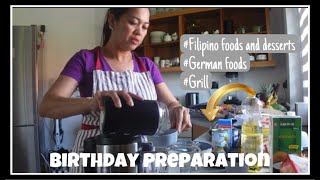 BIRTHDAY PREPARATIONS MGA FILIPINO KAKANIN NAMISS KO LUTUINviralvideFILiPINA IN GERMANY [upl. by Bonney786]