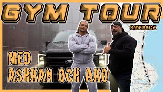 GYM TOUR VIDEO  Ashkan och Ako på gym turné runt om i Sverige Stop 1 Sundsvall [upl. by Nrubua596]