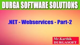 Net  WebservicesPart 2 [upl. by Marsden]