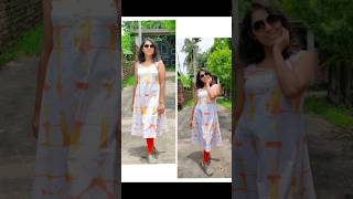 TIEDYE KURTI🧡💛viral youtubeshorts diy [upl. by Yrrem238]