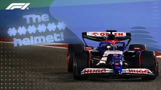 Ricciardo amp Tsunoda DRAMA And The Best Team Radio  2024 Bahrain Grand Prix  Paramount [upl. by Etana]