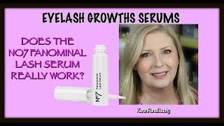 EYELASH GROWTH SERUMS  Does the No7 Fanominal Lash Serum really work [upl. by Ientruoc]