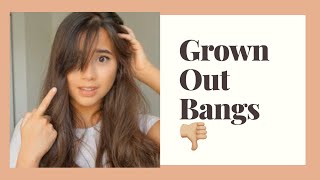 3 Easy Hair Styles for Grown Out Bangs [upl. by Maillil101]