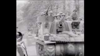 invasion by US army in Dusseldorf on 17 april 1945 [upl. by Hermon]