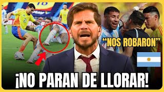 🔥 POLÉMICA PRENSA ARGENTINA EXPLOTA INSULTOS A COLOMBIA ÁRBITRO y VAR [upl. by Aidiruy]