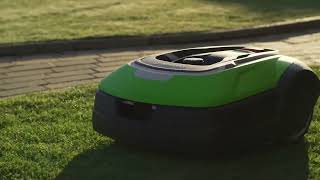 Greenworks Optimow15 24v robotic mower [upl. by Barthelemy]