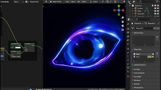 Random Blender Projects Glowy Eyes [upl. by Ataynik325]