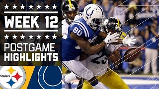 Steelers vs Colts  NFL on Thanksgiving Week 12 Game Highlights [upl. by Aiahc]