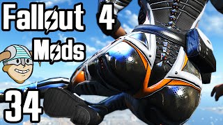 Fallout 4 Mod Review 34  Kinky Courser X92 Power Suit CBBE and Terminators  Boobpocalypse [upl. by Nahgen145]