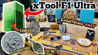 xTool F1 Ultra Small Business amp Hobbyist Game Changing 20W Fiber amp 20W Diode Laser [upl. by Navak]