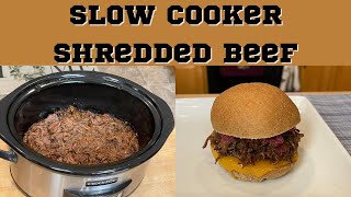 Slower Cooker Shredded Beef Two Ways [upl. by Margette]