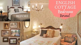 COTTAGE STYLE Decorating Bedroom Reveal amp Tour  Full Budget Remodel Pt 6 [upl. by Dust700]