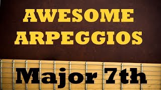 4 Ways to Play and Apply a Major 7th Maj7  Awesome Arpeggios [upl. by Aremihc924]