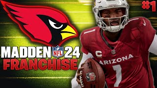 Madden 24 Arizona Cardinals Franchise Ep 1  The WORST Team In Madden [upl. by Smart705]