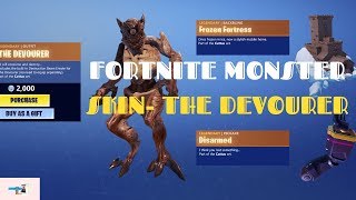 Fortnite Monster skin concept  The Devourer [upl. by Dominy]