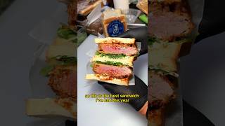 Best croissant and gyu katsu sando 😩 foodblogger foodie shorts losangeles japanesefood [upl. by Zinn]