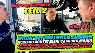 Motoren Zimmer Jean Pierre begutachtet mein Camping Modul  Roadtrip quer durch die BRD  Teil 2 [upl. by Ajad]