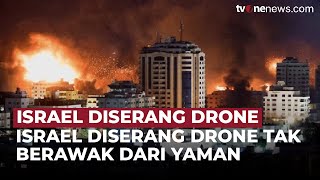 Israel Diserang Drone dari Yaman Kota Ashkelon Hancur Lebur  OneNews Update [upl. by Ellevehs]