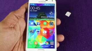 Samsung Galaxy S5  How To Enter Unlock Code [upl. by Selle379]