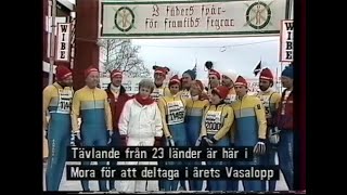 Sweden Today  Vasaloppet April 1986 [upl. by Annaerda544]