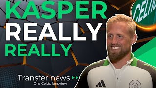 Kasper Schmeichel FIRST Celtic Interview REACTION [upl. by Nueormahc981]