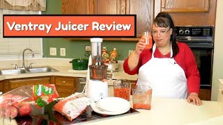 Juicing Recipe  How to Use a Juicer  Ventray Masticating Slow Juicer Review [upl. by Beka]