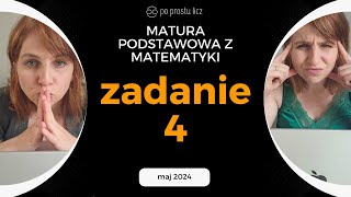 ZADANIE 4 Liczba log√3 9 jest równa  MATURA MAJ 2024 [upl. by Murage]