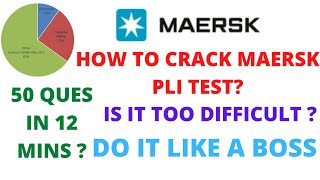 MAERSK PLI TEST  HOW TO CRACK  FREE PRACTICE TEST  DO IT LIKE A BOSS [upl. by Ericka]