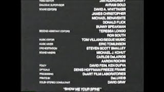 RoboCop 1987 End Credits Telefutura 2005 [upl. by Yma607]