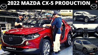 2022 Mazda CX 5 Production Factory  Car Production in Japan amp USA [upl. by Nsaj]