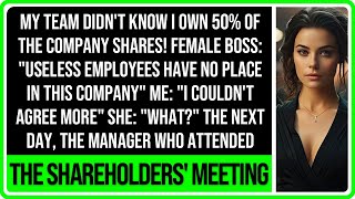 My Female boss The incompetent are fired But I own 50 of the company stock [upl. by Ynnos898]